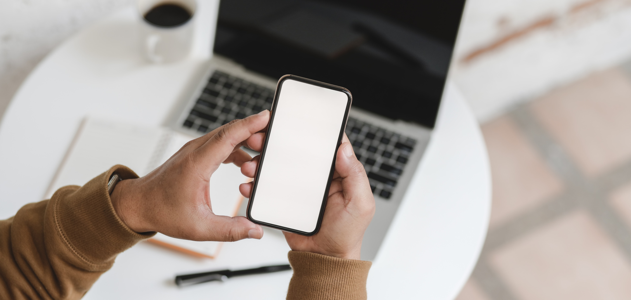 Person Holding Smartphone