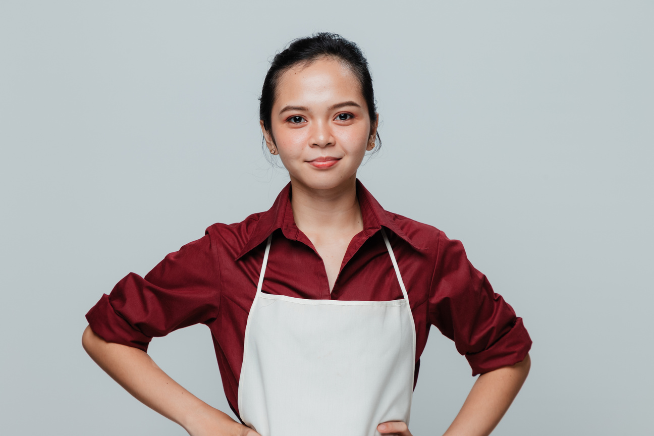 Woman in Apron