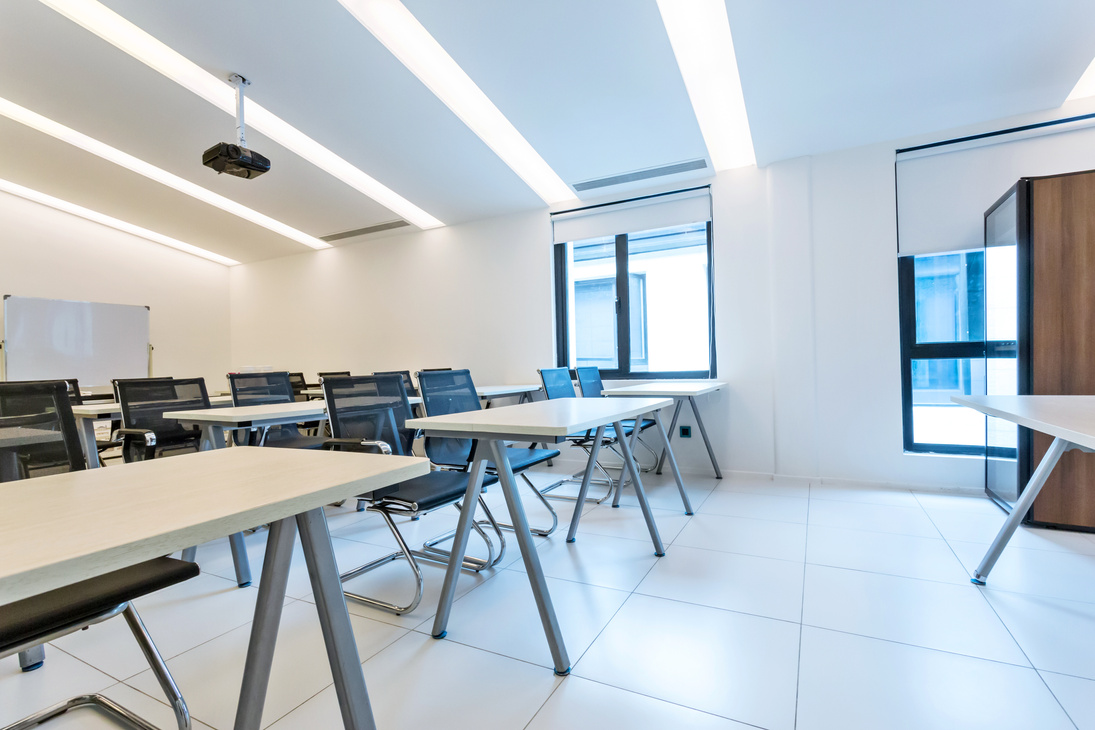 interior of training room